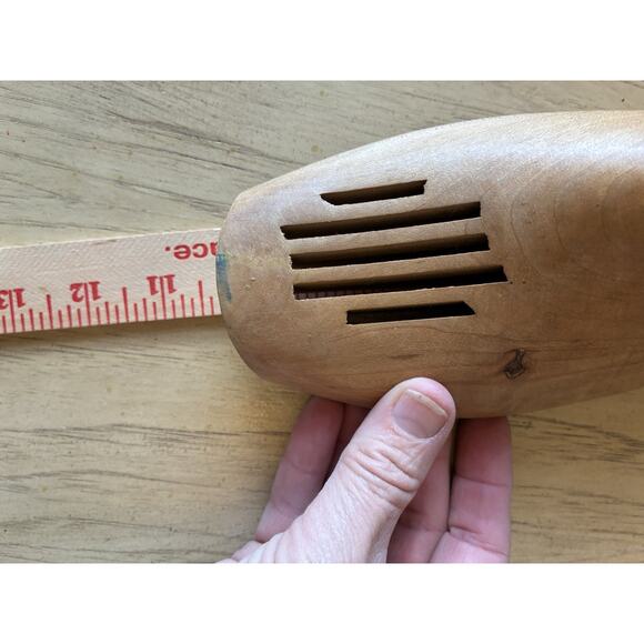 VTG 50s Florsheim Wooden Shoe Tree Mold Stretch9-3 De Pinna Fifth Ave New York - Picture 10 of 10